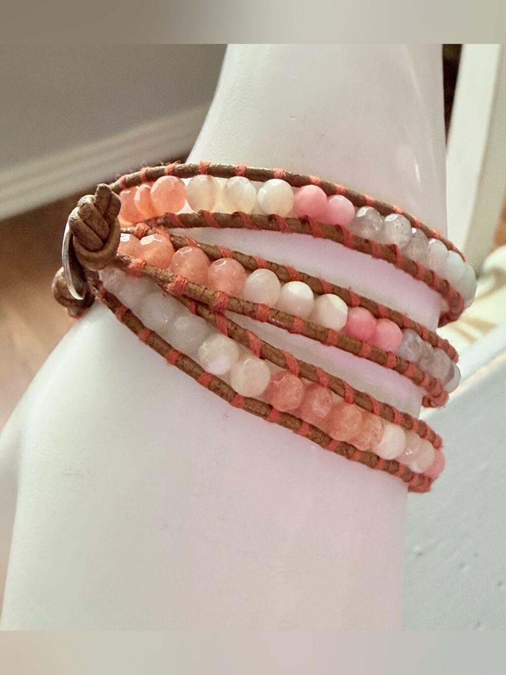 Chan Luu Stone Beaded Wrap Bracelet